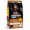 Nutram T27 - Toutes les étapes de vie Petites races et races naines Recette au poulet frais et à la dinde fraîche - 2KG