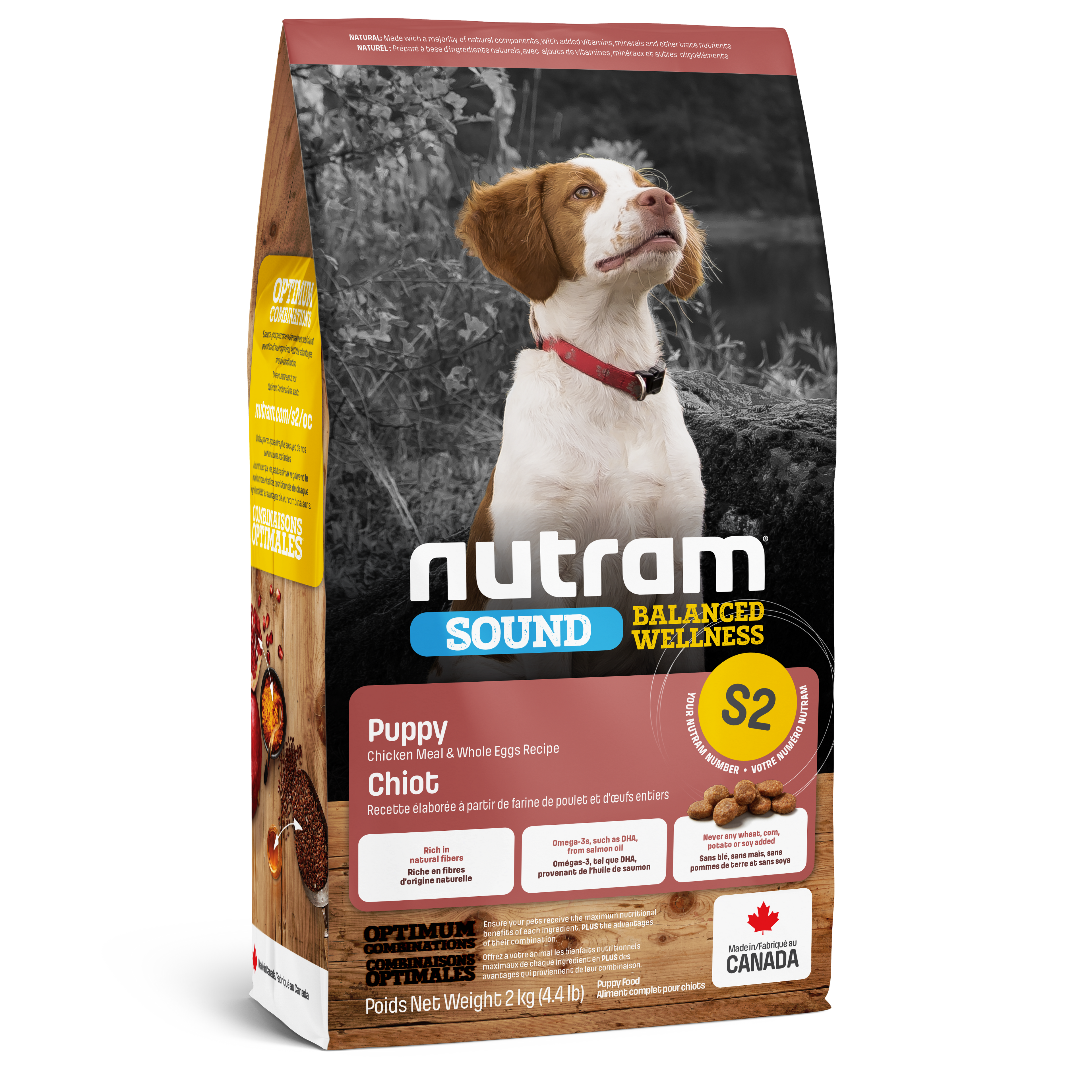 Nutram S2 - Chiot Recette au poulet frais et aux œufs entiers 11.400kg